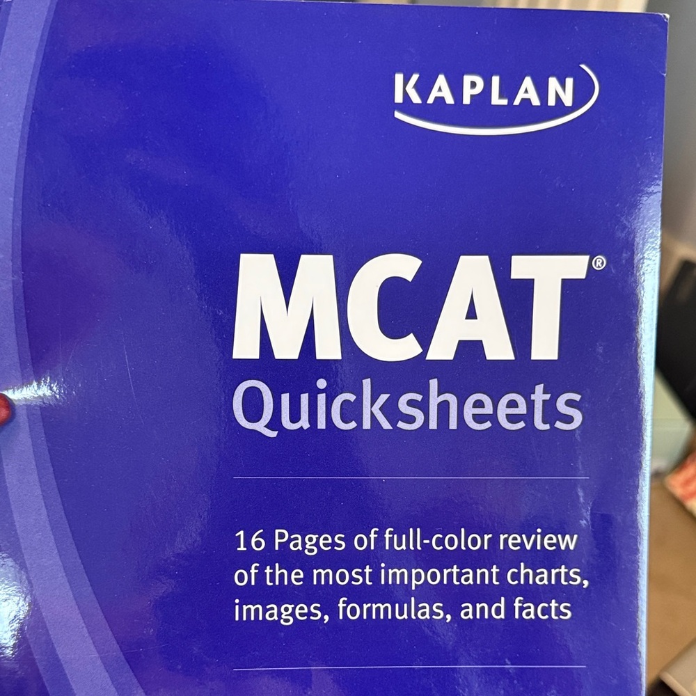 Kaplan MCAT Quicksheets